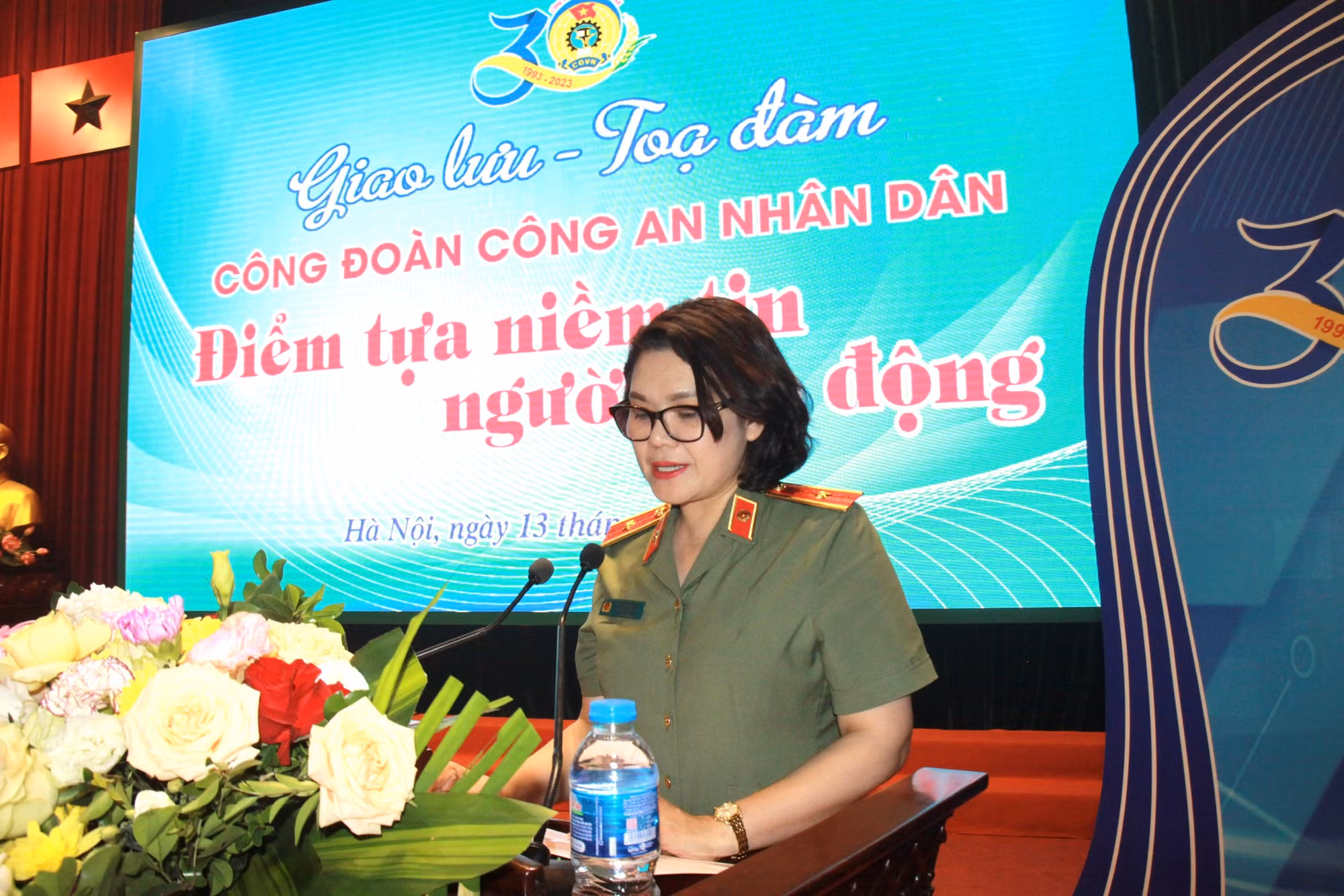 Giao lưu tọa đàm “Công đoàn CAND – điểm tựa niềm tin người lao động” -0