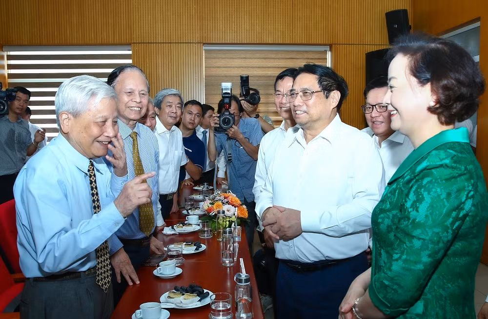Thủ tướng Phạm Minh Chính thăm, làm việc với Hội Nhà báo Việt Nam -0