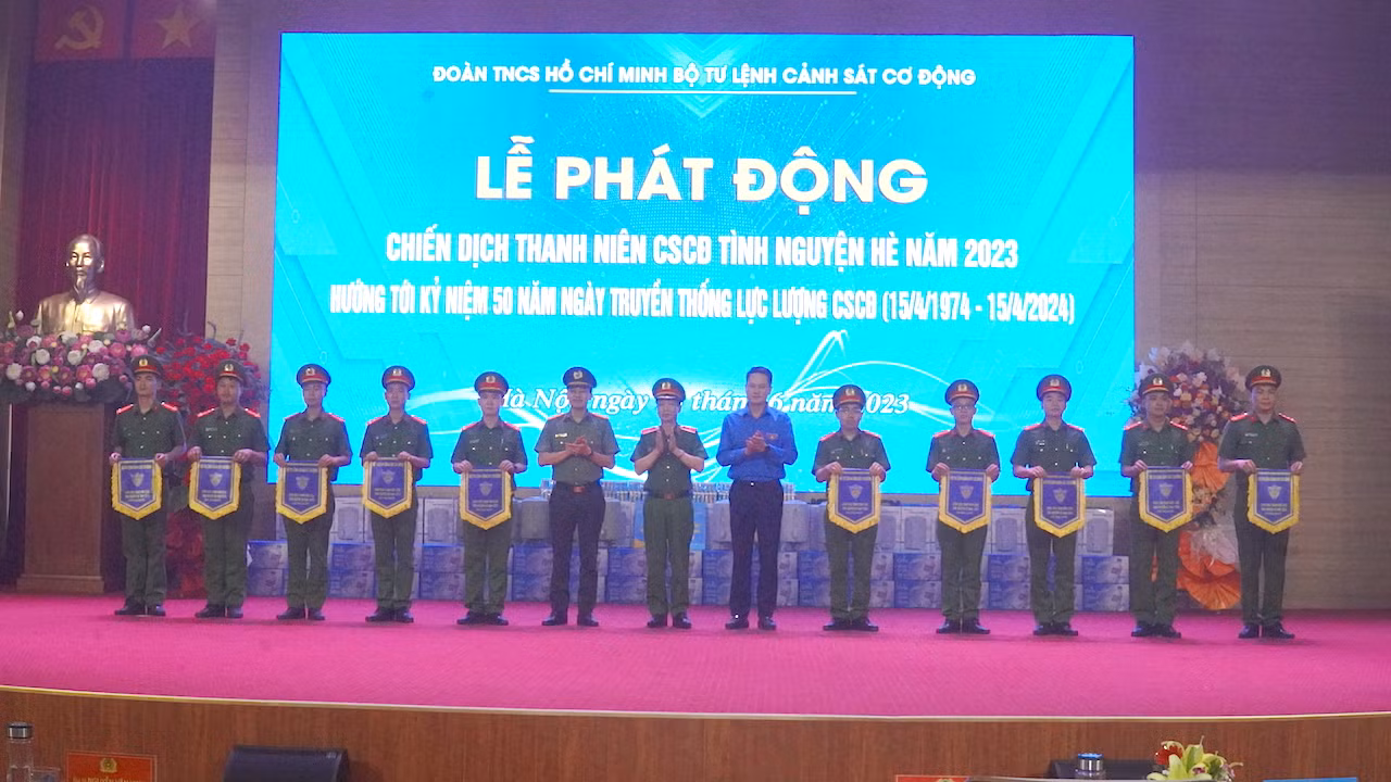 Tuổi trẻ Bộ Tư lệnh CSCĐ phát động Chiến dịch Thanh niên CSCĐ tình nguyện hè năm 2023 -0
