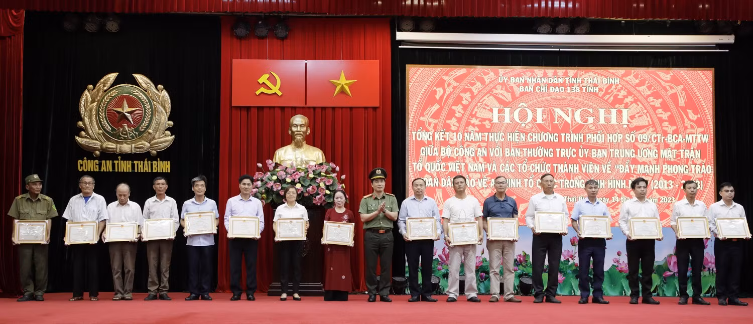 Thái Bình tổng kết 10 năm thực hiện chương trình phối hợp 09 -0