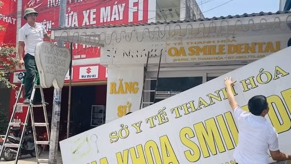 Bất ngờ kiểm tra, phát hiện 2 cơ sở nha khoa hoạt động "chui"