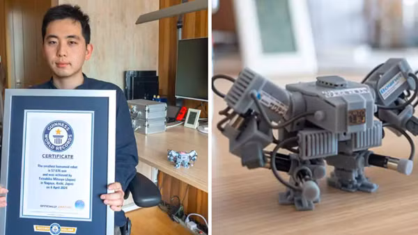 Robot bé nhất thế giới