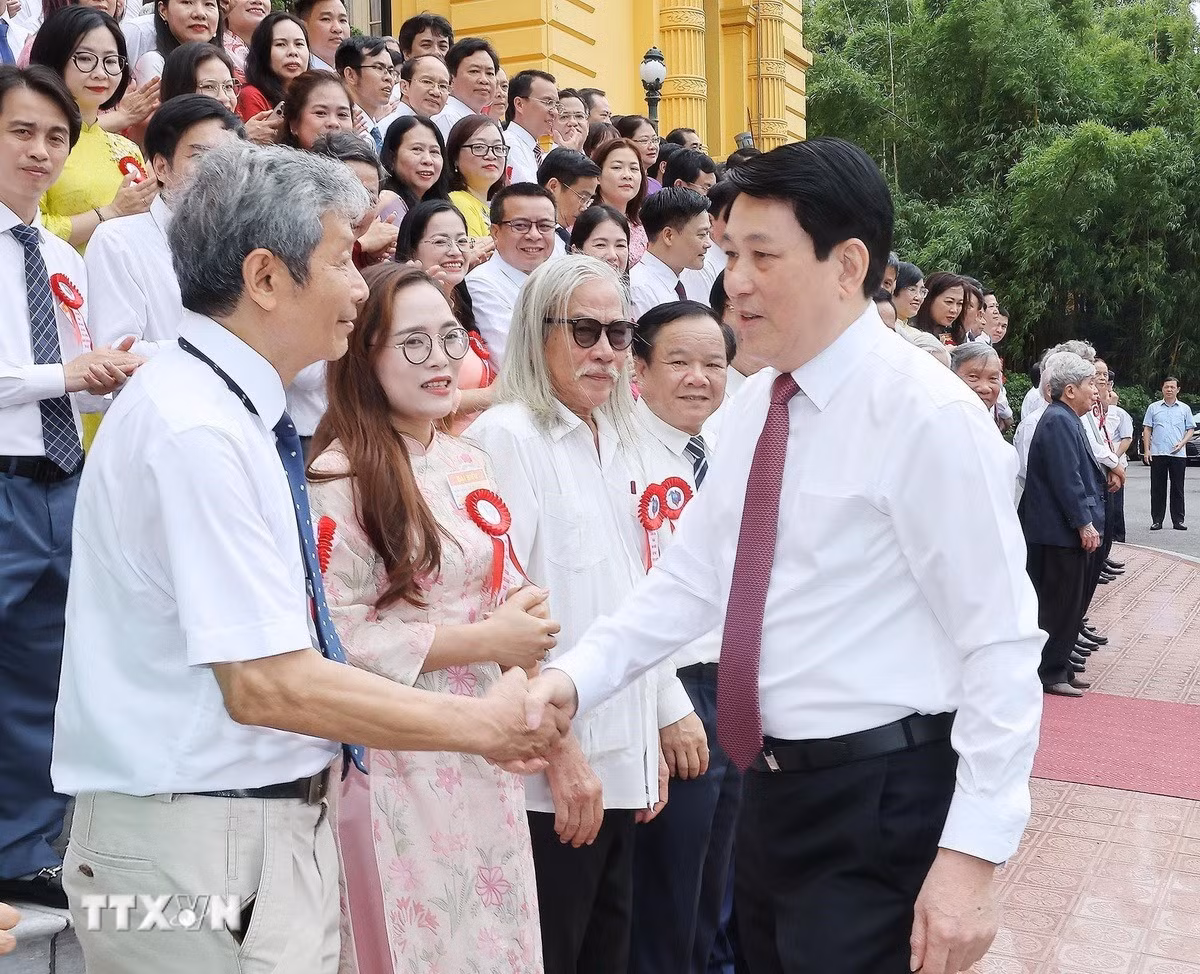 Toàn văn bài phát biểu của Chủ tịch nước tại buổi gặp mặt các nhà báo tiêu biểu -0