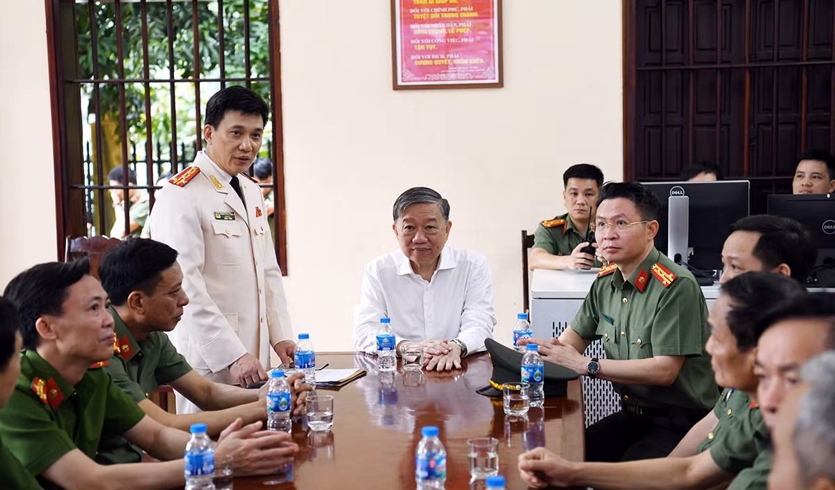 Bộ trưởng Tô Lâm kiểm tra công tác bảo đảm ANTT Lễ giỗ Tổ Hùng Vương -0
