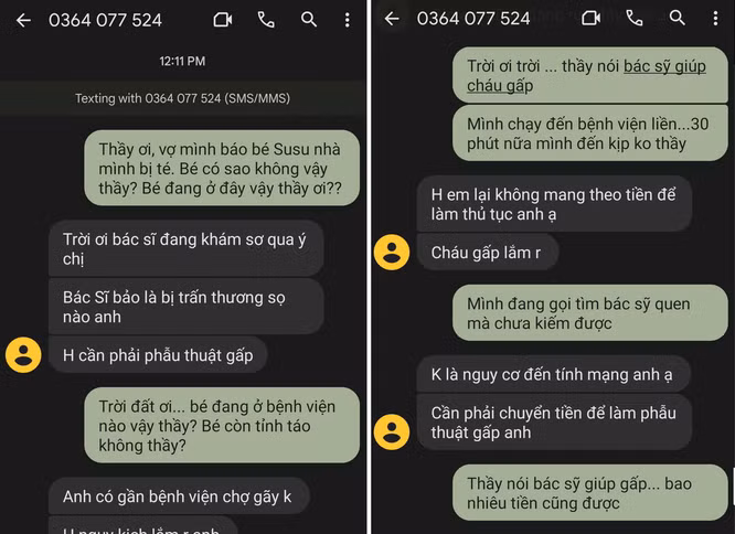 Thêm nhiều trường hợp bị lừa chuyển tiền sau khi nhận thông báo “con bị chấn thương sọ não” -0