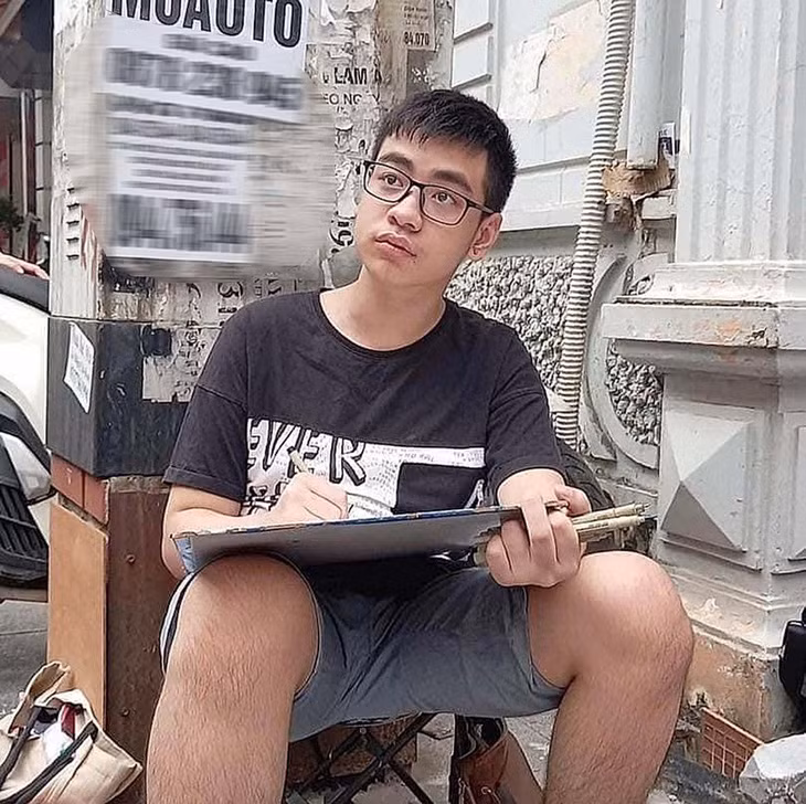 Họa sĩ trẻ Nam Long và những bức tranh chất chứa tình yêu thương -0