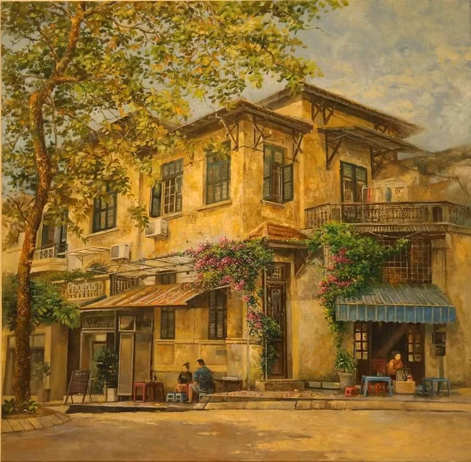 Họa sĩ trẻ Nam Long và những bức tranh chất chứa tình yêu thương -0
