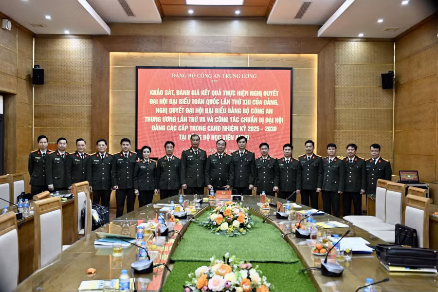 Tập trung cho công tác chuẩn bị tổ chức Đại hội điểm tại Đảng bộ Học viện ANND -0