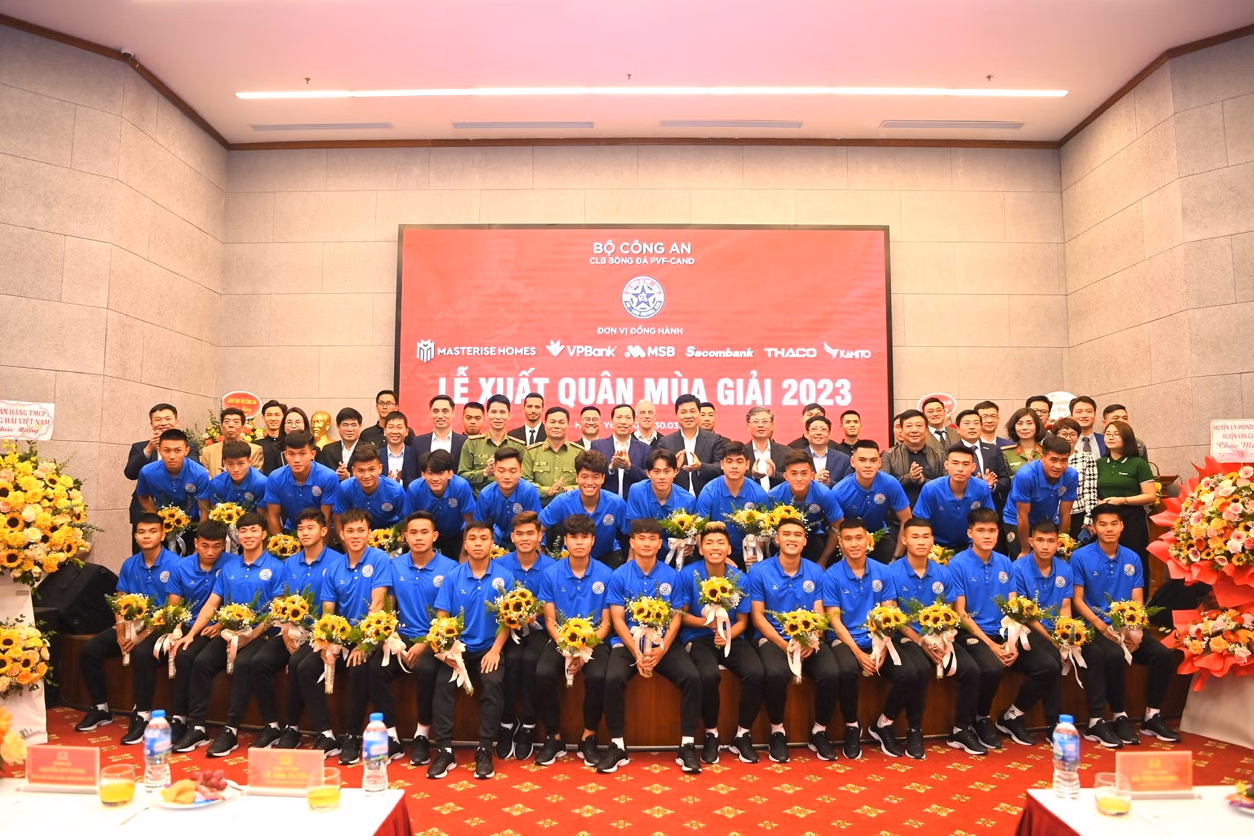 Câu lạc bộ bóng đá trẻ PVF - CAND xuất quân tham dự mùa giải hạng Nhất Quốc gia năm 2023 -0