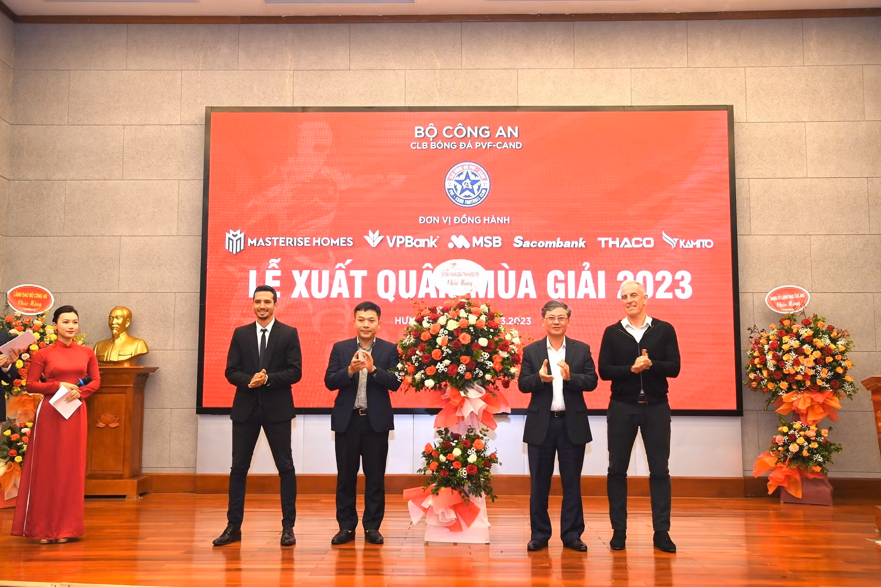 Câu lạc bộ bóng đá trẻ PVF - CAND xuất quân tham dự mùa giải hạng Nhất Quốc gia năm 2023 -0