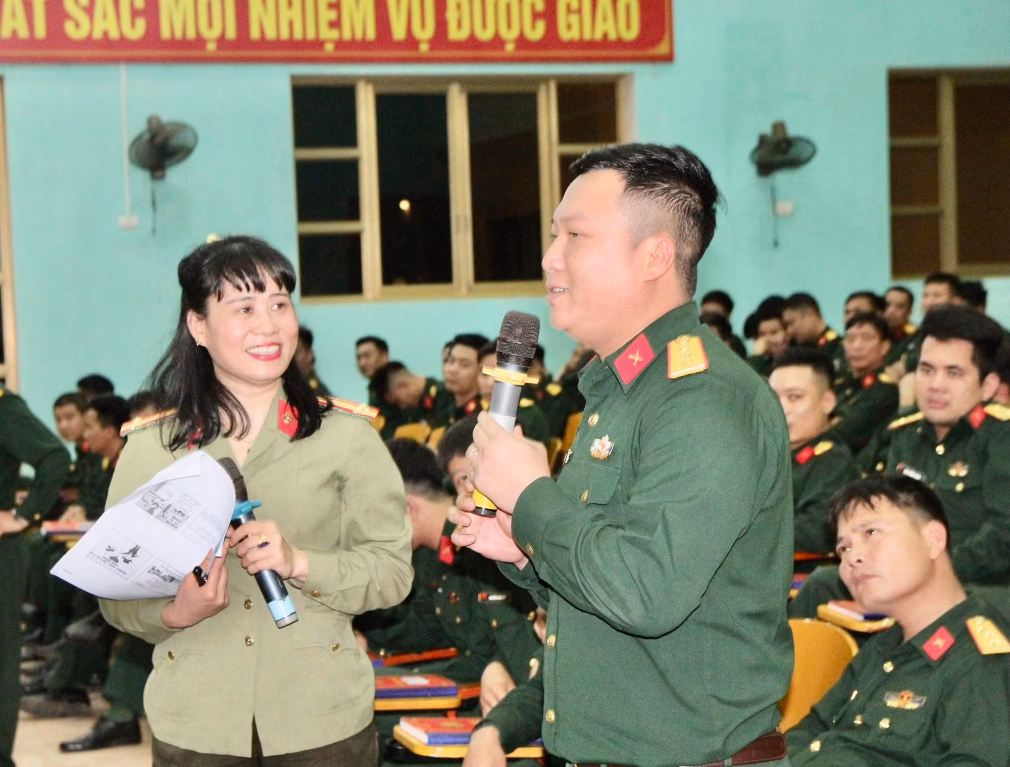 Trường Cao đẳng ANND I tuyên truyền, phổ biến pháp luật cho 1.800 sỹ quan, binh sĩ Trung đoàn 141 -0