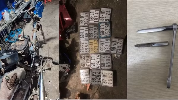 Nhóm đối tượng thực hiện 16 vụ trộm xe ở Kiên Giang