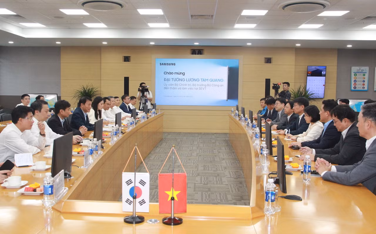 Bộ Công an đảm bảo an ninh, an toàn, tạo điều kiện để Samsung đầu tư hiệu quả tại Việt Nam -1