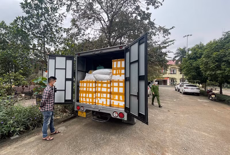 Bắt giữ 1,5 tấn&nbsp;sản phẩm động vật đông lạnh không có giấy tờ kiểm dịch -0