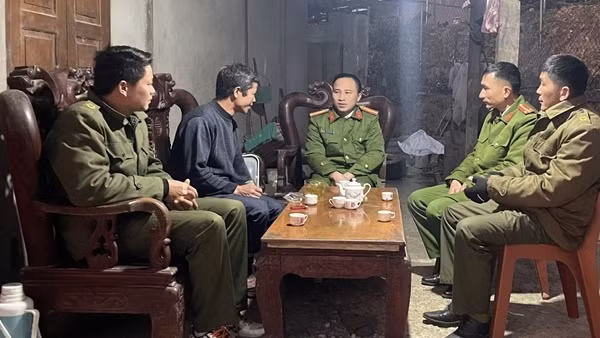 Công an xã Giáo Hiệu bám sát cơ sở, giữ vững an ninh, trật tự địa bàn