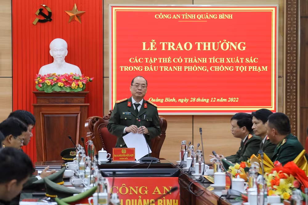 Bộ Công an khen thưởng Công an tỉnh Quảng Bình trong đấu tranh phòng, chống tội phạm -0
