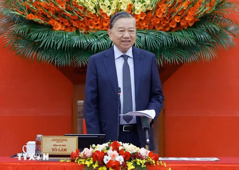 Tổng Bí thư Tô Lâm: Năm 2026 phải 'hành động đột phá' về KHCN và chuyển đổi số -0