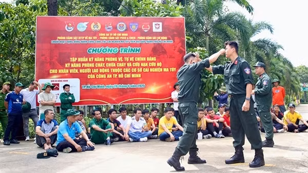 Công an TP Hồ Chí Minh đảm bảo tuyệt đối an toàn các cơ sở cai nghiện ma túy
