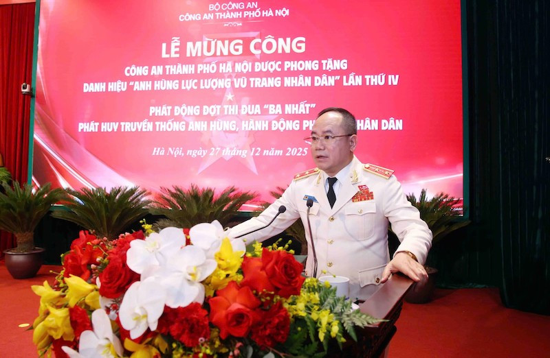 Hoạt động của Công an Thủ đô phải tạo nền tảng, động lực hỗ trợ cho phát triển kinh tế - xã hội -0