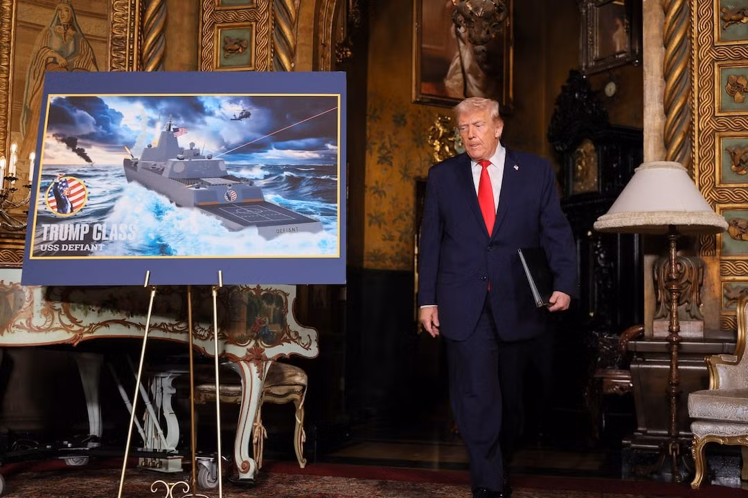 Tổng thống Trump công bố kế hoạch đóng lớp thiết giáp hạm mới -0