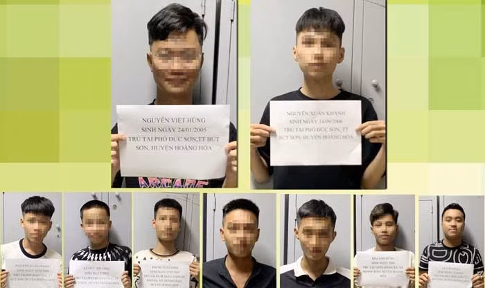 Bắt giữ nhóm thanh, thiếu niên cướp tài sản -0