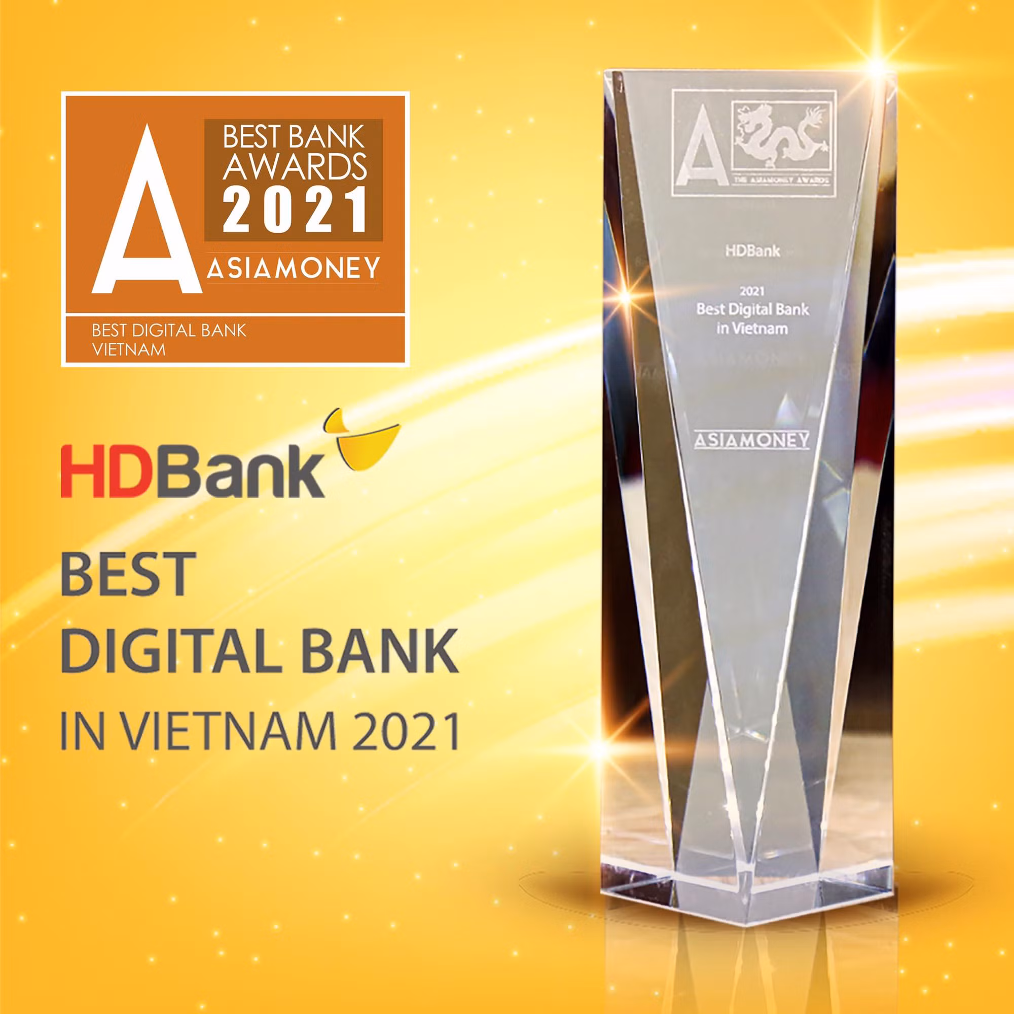 HDBank đoạt Giải thưởng “Ngân hàng Số tốt nhất Việt Nam 2021” -0