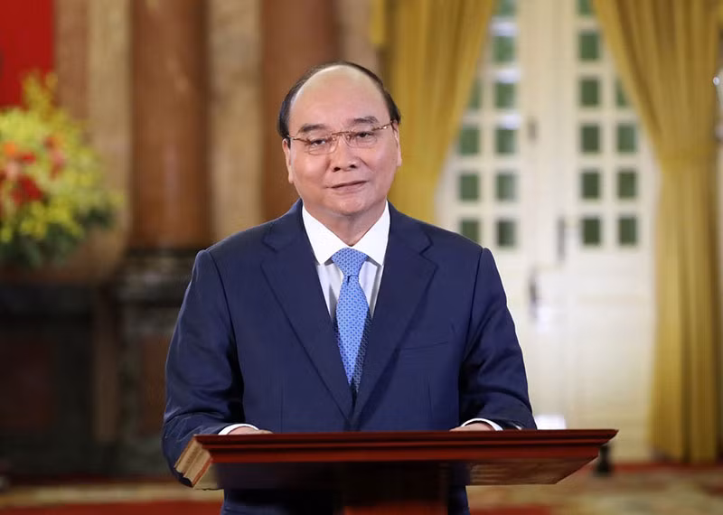 Chủ tịch nước Nguyễn Xuân Phúc kêu gọi cộng đồngAPEC chung tay ứng phó với biến đổi khí hậu -0