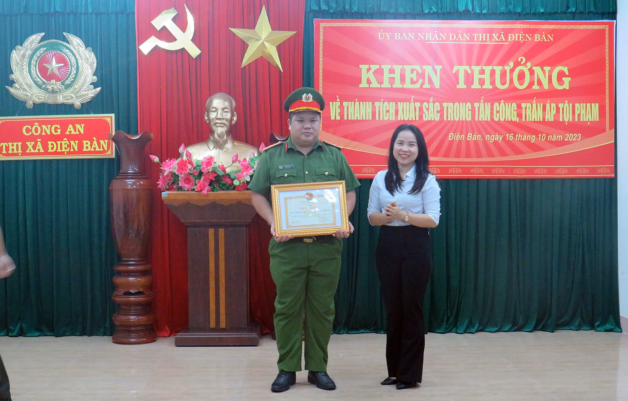 Công an thị xã Điện Bàn đấu tranh hiệu quả với các loại tội phạm -0