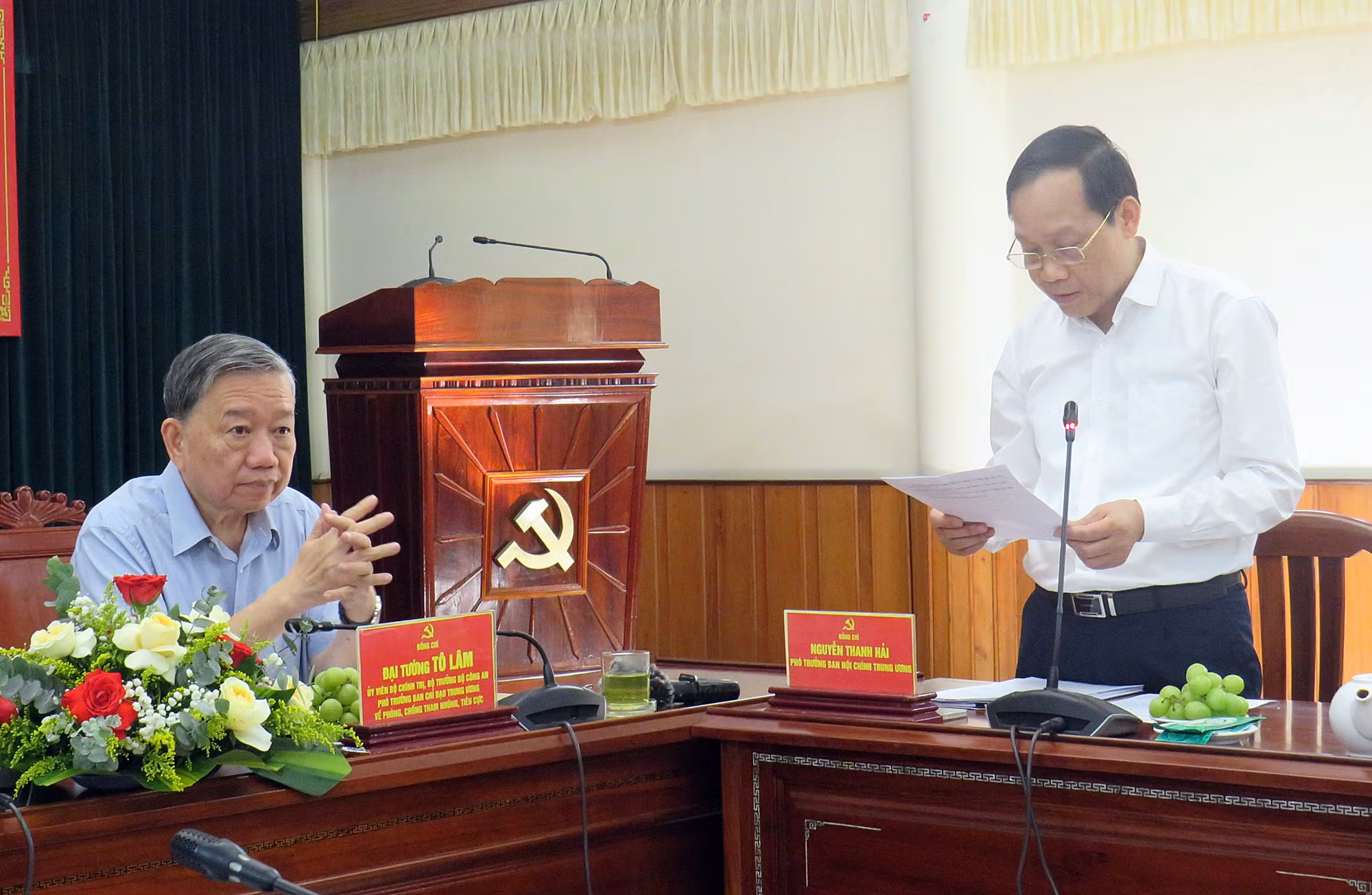 Bộ trưởng Tô Lâm làm Trưởng đoàn kiểm tra công tác phòng, chống tham nhũng, tiêu cực tại Bình Định -0