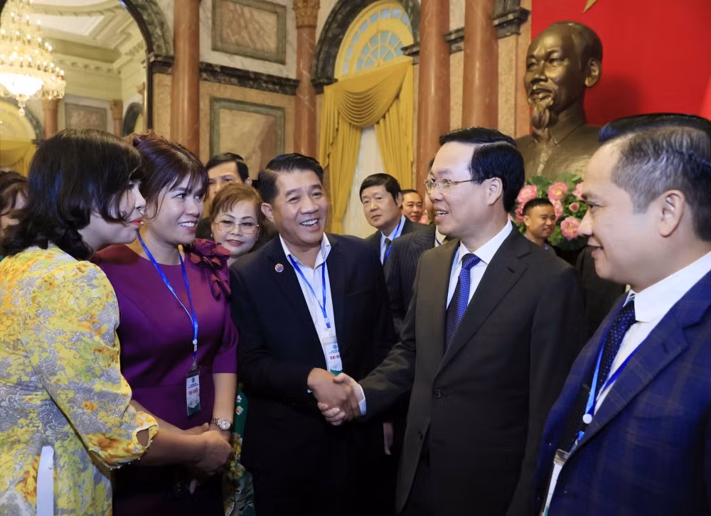 Chủ tịch nước gặp mặt đoàn đại biểu Tổng Hội Nông nghiệp và Phát triển nông thôn -0