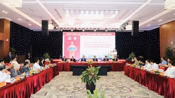 Hội thảo khoa học quốc gia "Những vấn đề lý luận và thực tiễn công tác xây dựng Đảng về chính trị, tư tưởng, đạo đức trong giai đoạn mới"