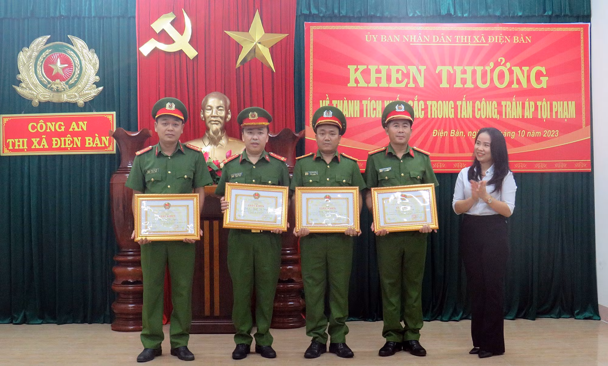 Công an thị xã Điện Bàn đấu tranh hiệu quả với các loại tội phạm -0
