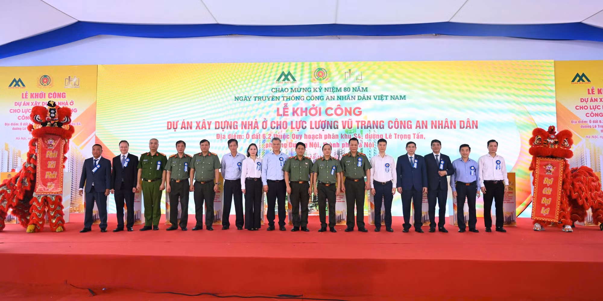 Khởi công Dự án xây dựng nhà ở cho lực lượng vũ trang CAND tại phường Dương Nội -0