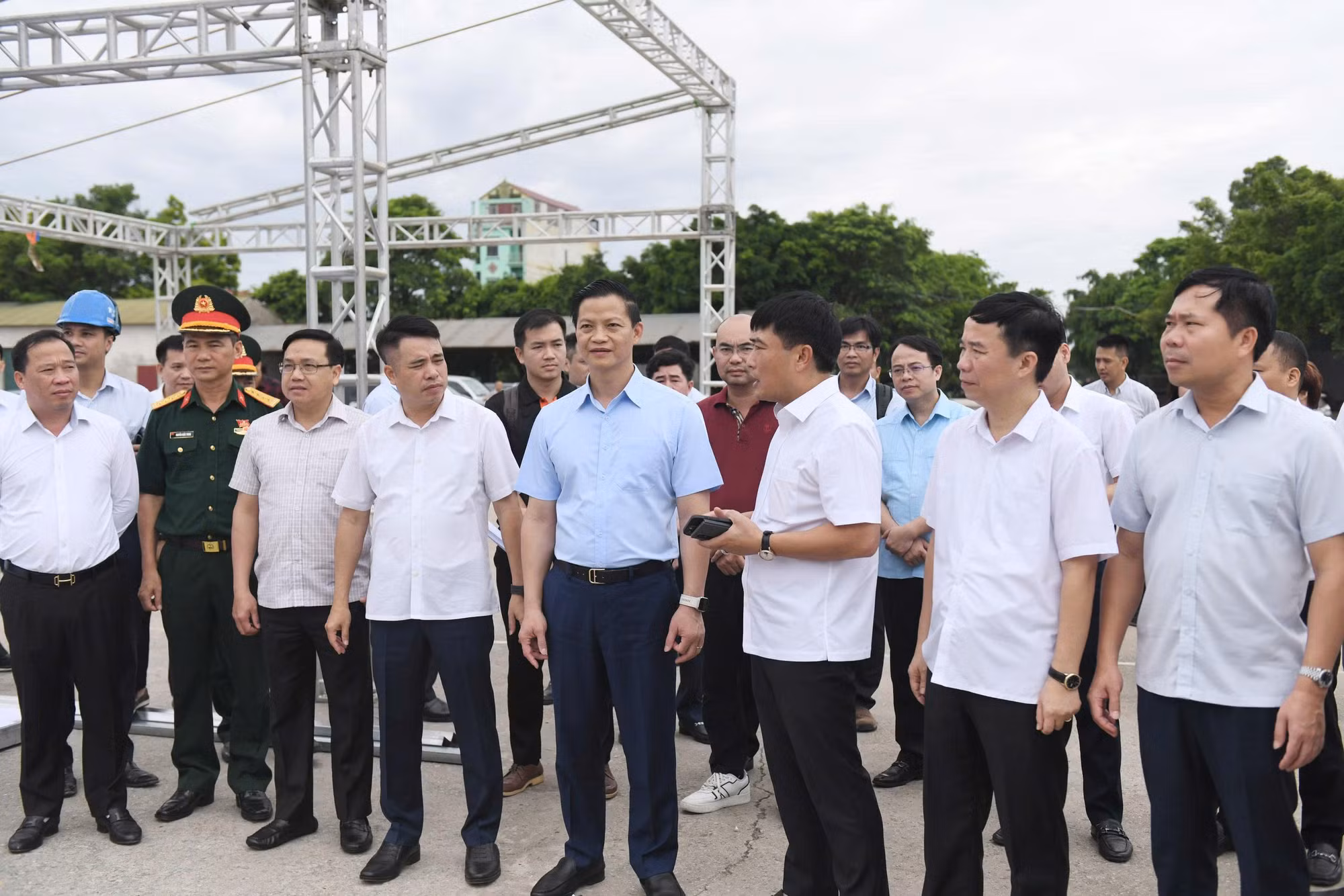 Chủ tịch tỉnh Bắc Ninh kiểm tra công tác chuẩn bị Lễ khởi công Cảng hàng không quốc tế Gia Bình -0