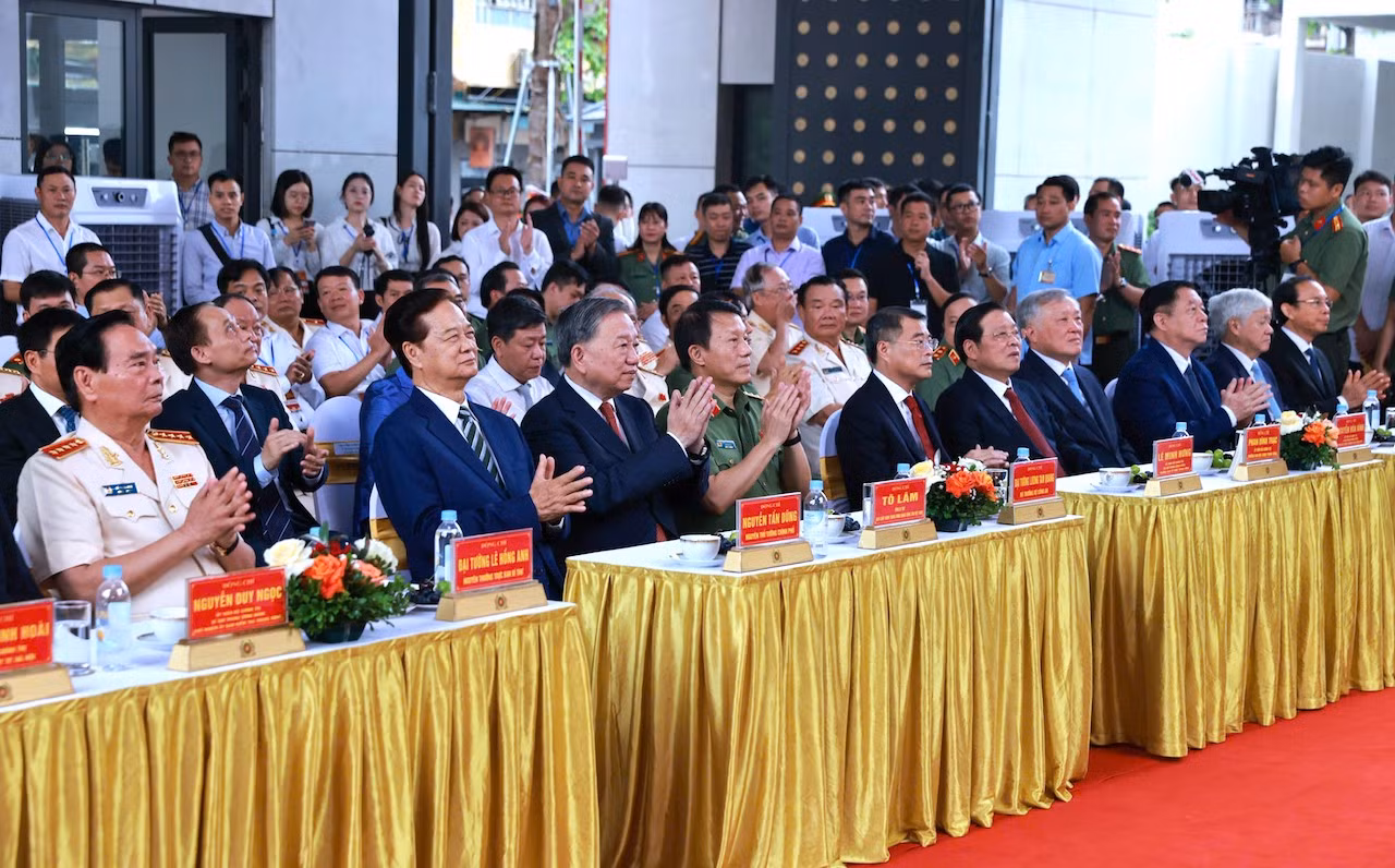 Tổng Bí thư Tô Lâm dự, cắt băng khánh thành Trụ sở Bộ Công an -0