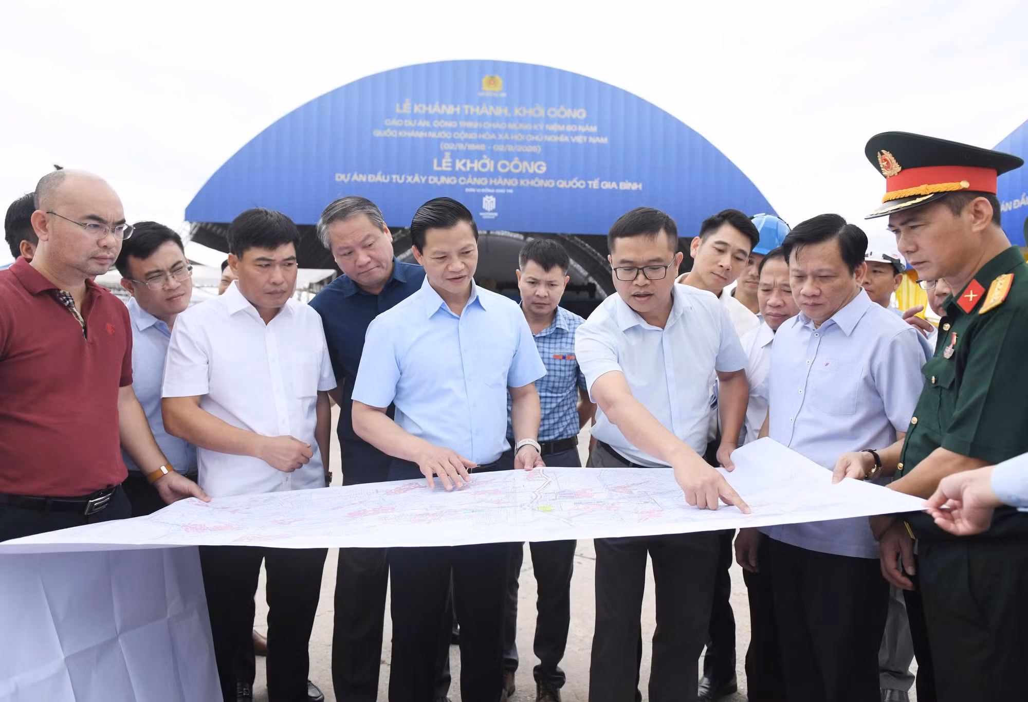 Chủ tịch tỉnh Bắc Ninh kiểm tra công tác chuẩn bị Lễ khởi công Cảng hàng không quốc tế Gia Bình -0