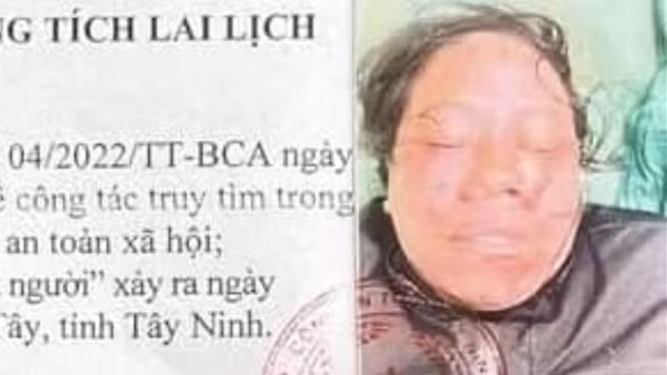 Tìm tung tích người phụ nữ tử vong ở Tây Ninh