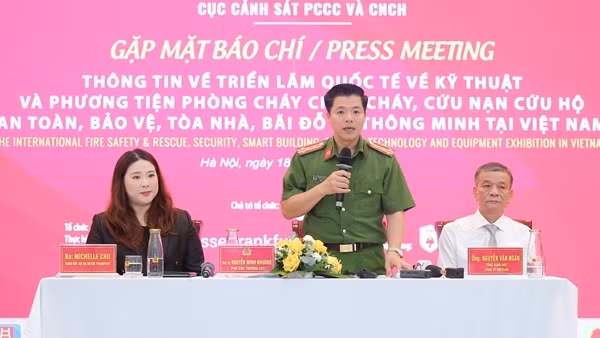 Hơn 450 thương hiệu tham gia triển lãm về kỹ thuật và phương tiện PCCC, CNCH