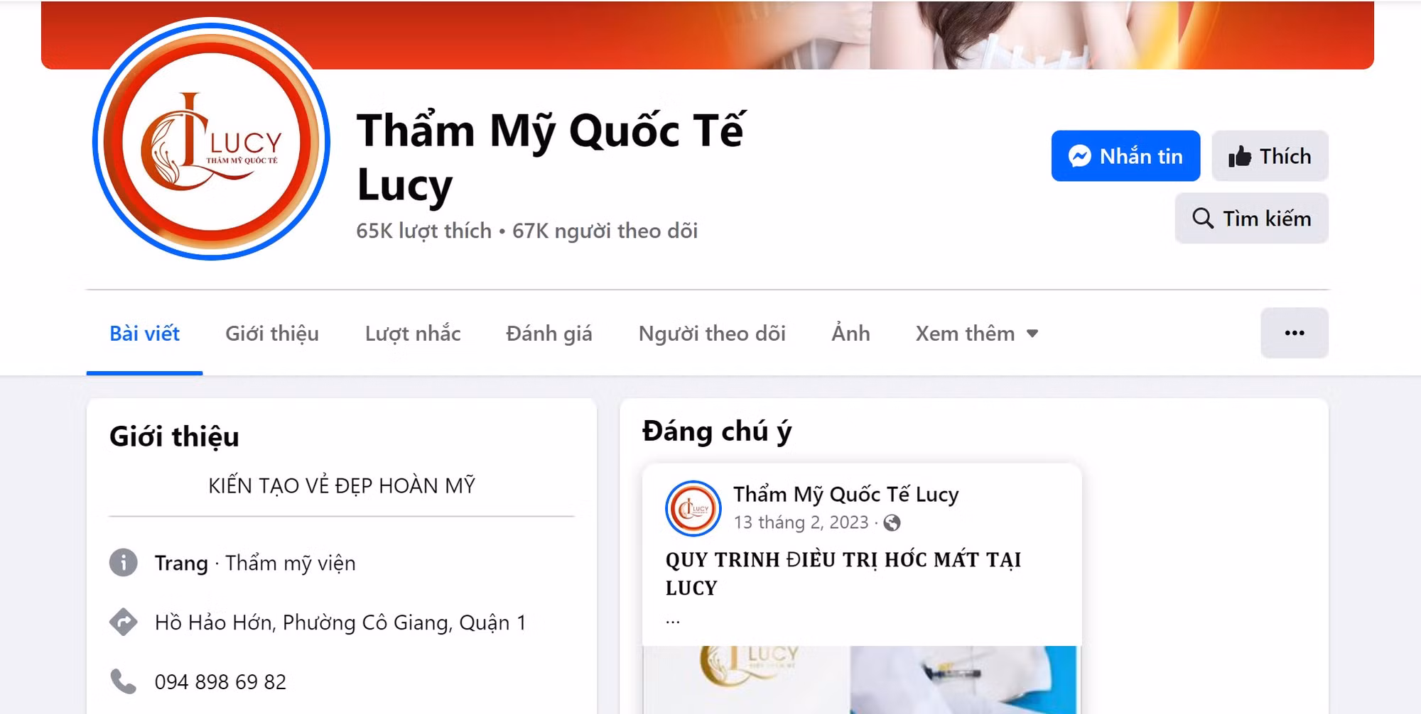 Thẩm mỹ quốc tế Lucy bị xử phạt nặng -0
