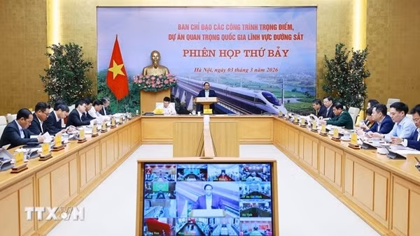 Thủ tướng chủ trì họp Thường trực Chính phủ thúc đẩy triển khai các dự án đường sắt