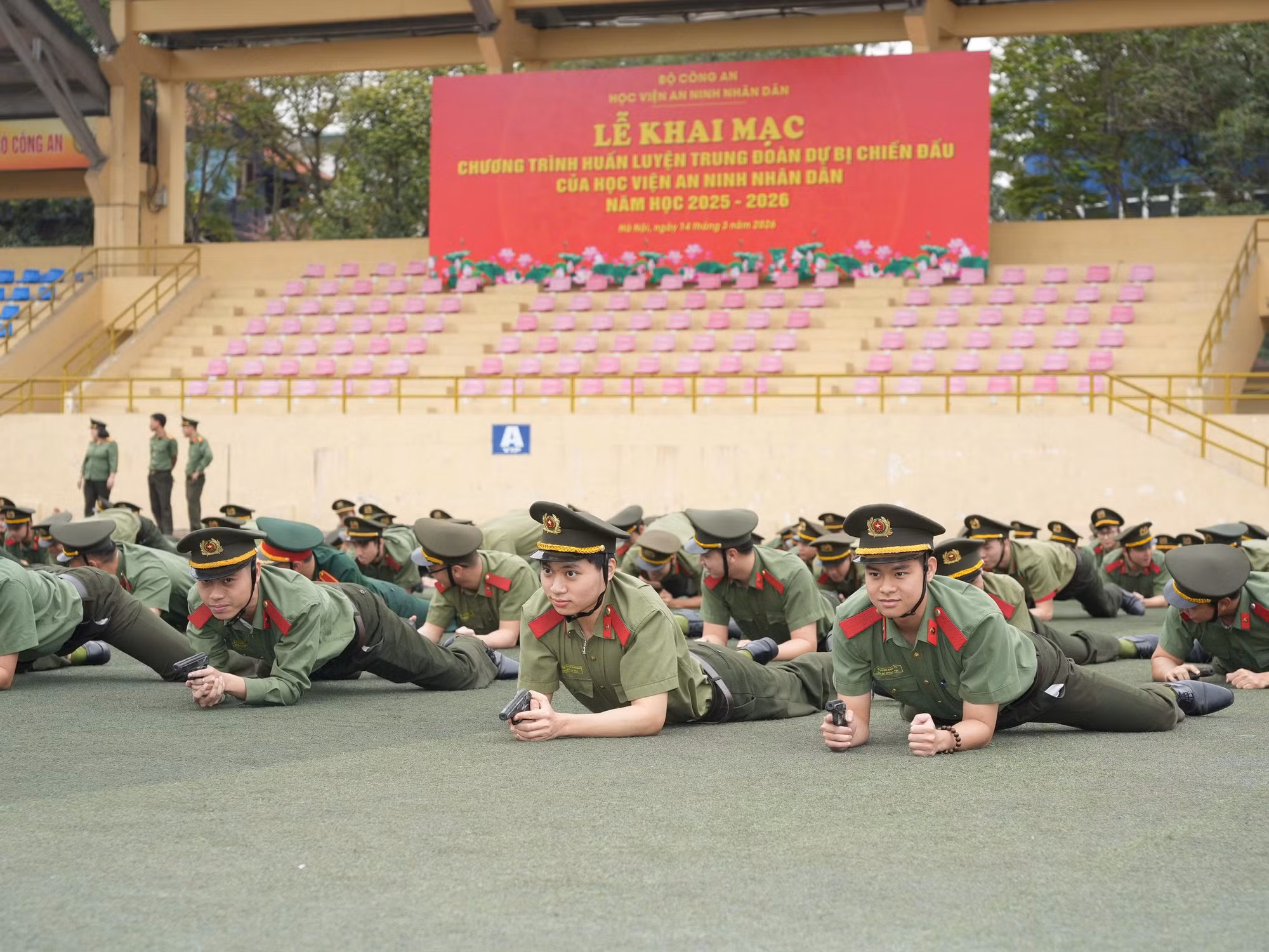 Học viện ANND khai mạc chương trình huấn luyện Trung đoàn dự bị chiến đấu -0