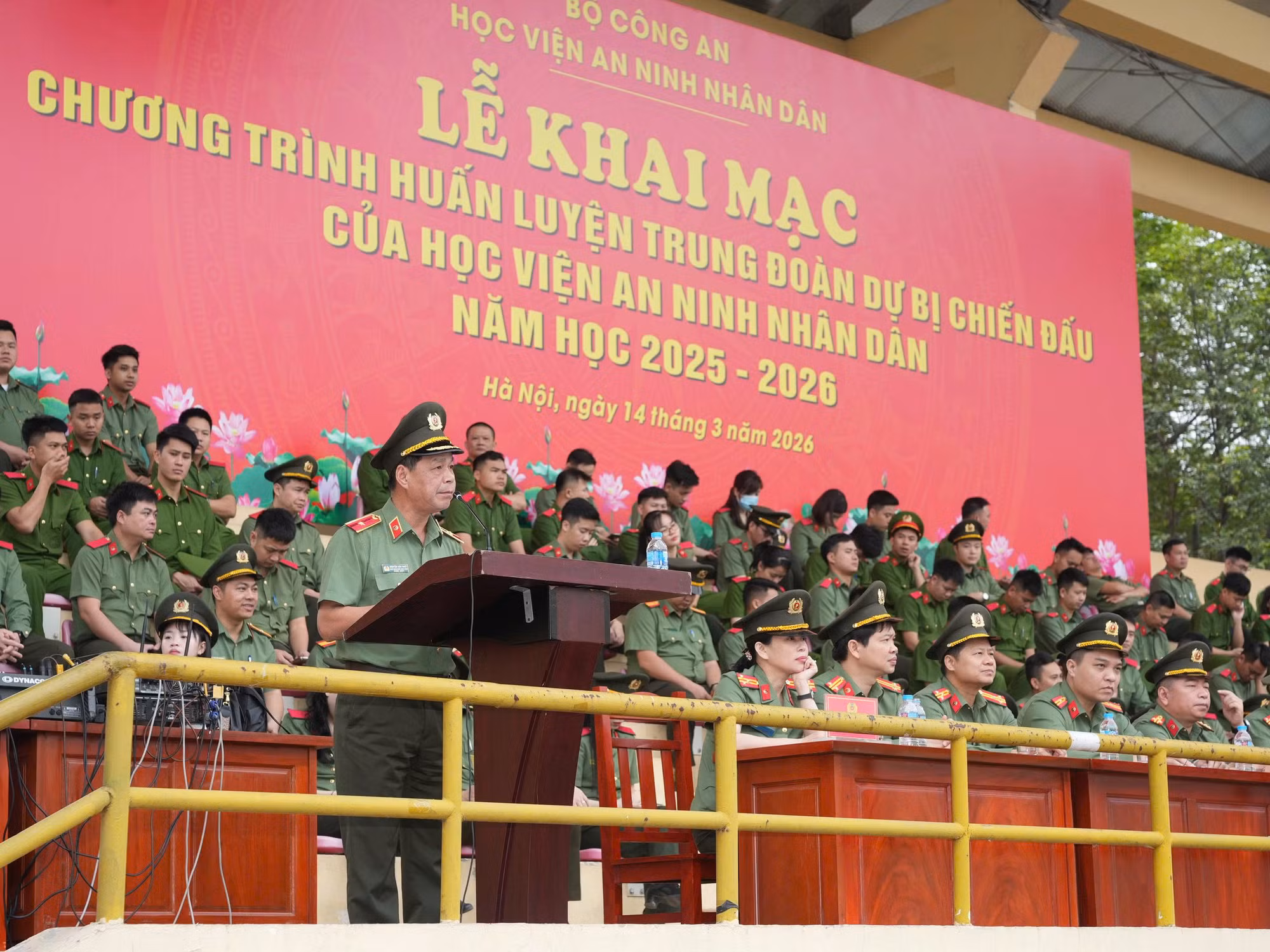 Học viện ANND khai mạc chương trình huấn luyện Trung đoàn dự bị chiến đấu -0