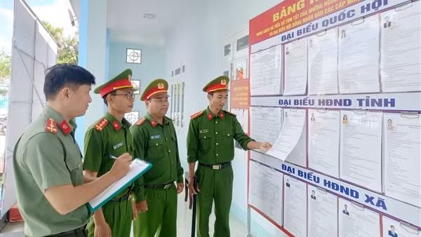 Vùng cao phía Đông Đắk Lắk bảo đảm an ninh, an toàn ngày bầu cử