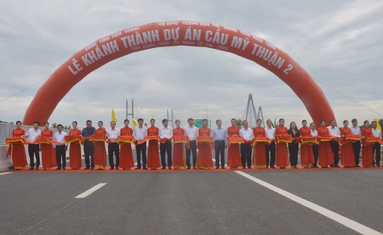Khánh thành cầu Mỹ Thuận 2 và cao tốc Mỹ Thuận - Cần Thơ -0