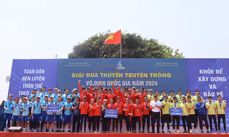 TP Hồ Chí Minh xếp Nhất toàn đoàn giải Đua thuyền truyền thống vô địch quốc gia -0