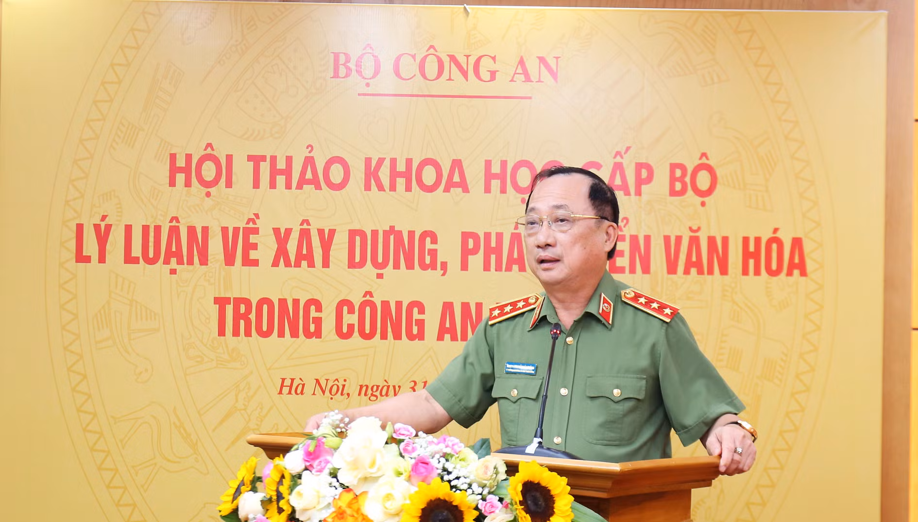 Tập trung trí tuệ, bàn thảo giải pháp đẩy mạnh phát triển văn hóa trong CAND -0