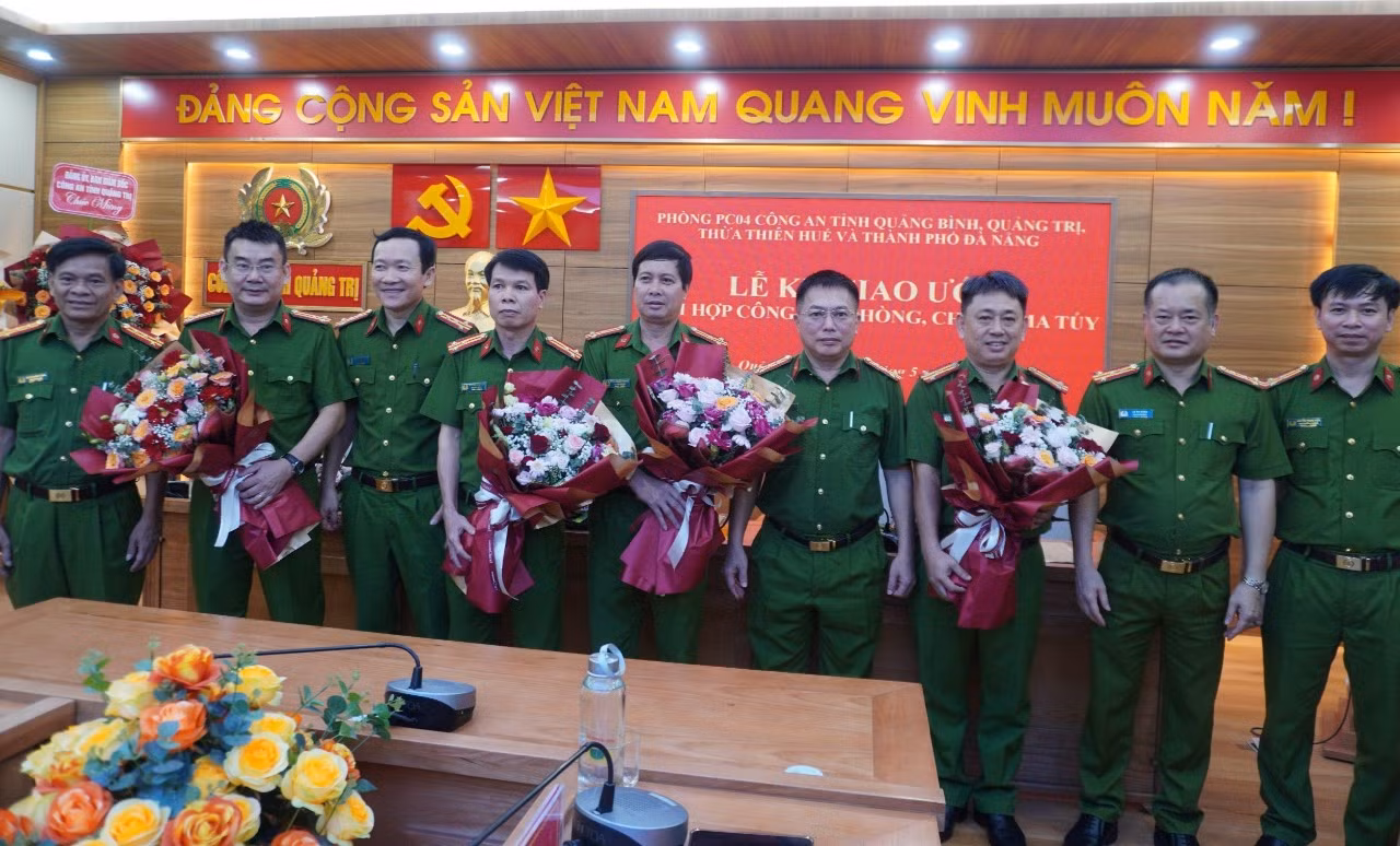 Công an 4 tỉnh, thành miền Trung ký giao ước phối hợp phòng, chống ma túy -0