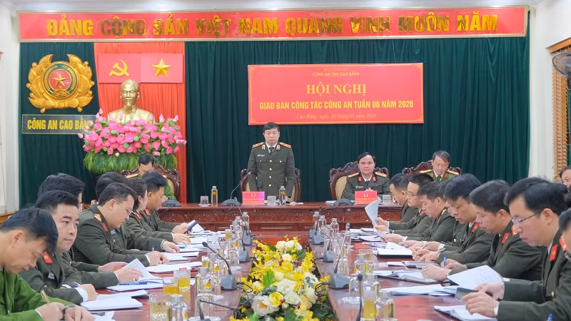 Công an tỉnh Cao Bằng tăng cường các biện pháp bảo đảm ANTT phục vụ kỷ niệm 85 năm Ngày Bác Hồ về nước -0