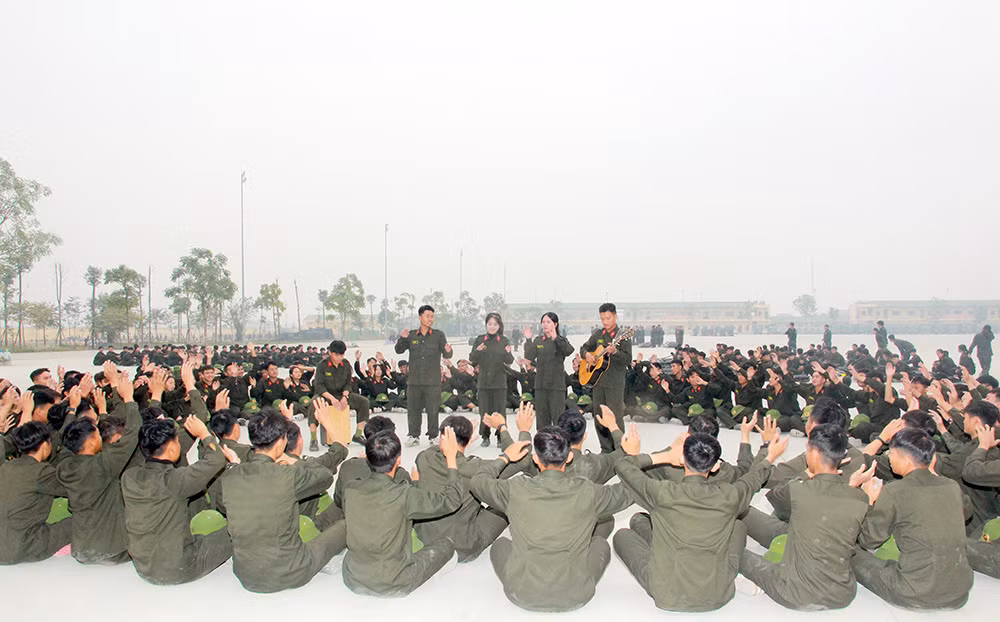 Chuyện rèn điều lệnh, luyện võ thuật của các học viên Công an -1