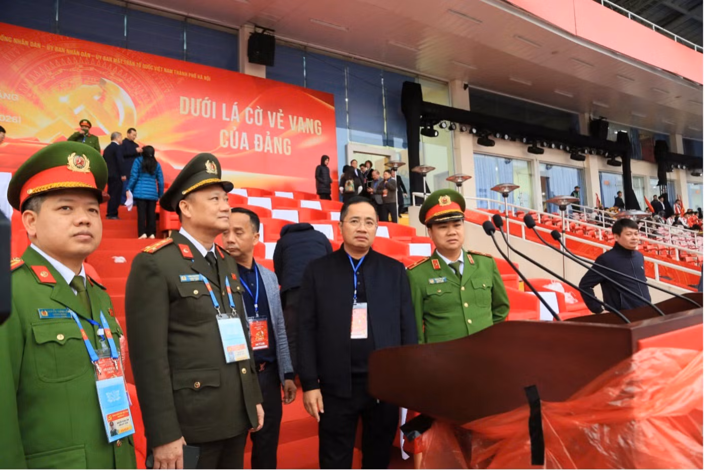 Công an TP Hà Nội chủ động bảo đảm an ninh, an toàn buổi tổng duyệt chương trình nghệ thuật chào mừng Đại hội XIV -0